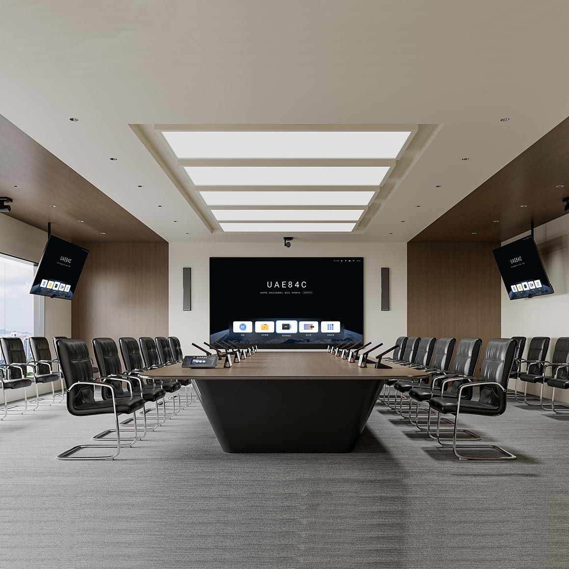 智能化多媒体会议系统方案多功能报告厅数字会议系统智能化会议室-阿里巴巴