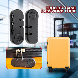 Travel password lock luggage bag lock accessories thumb lock cosmetic bag backpack satchel password accessories fixed lock