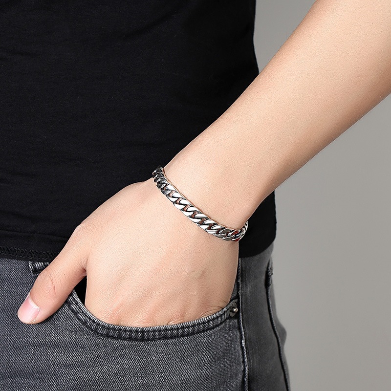 Herren Panzerarmband Aus Edelstahl Wasserfest Und Langlebig_voghion.com