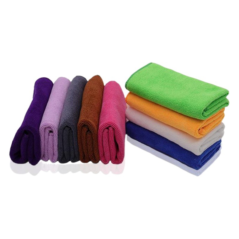 Venta al por mayor microfibra perezoso trapo espesado absorbente estropajo piso cocina de vidrio limpieza toalla