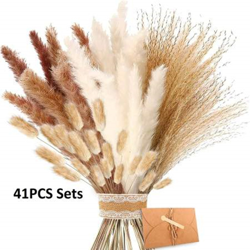 Dried Flowers Wholesale Eternal Flowers Small Reed Dried Flowers Amazon Hot Selling Combination bouquet Dried Flowers Pampas Grass Dried Flowers