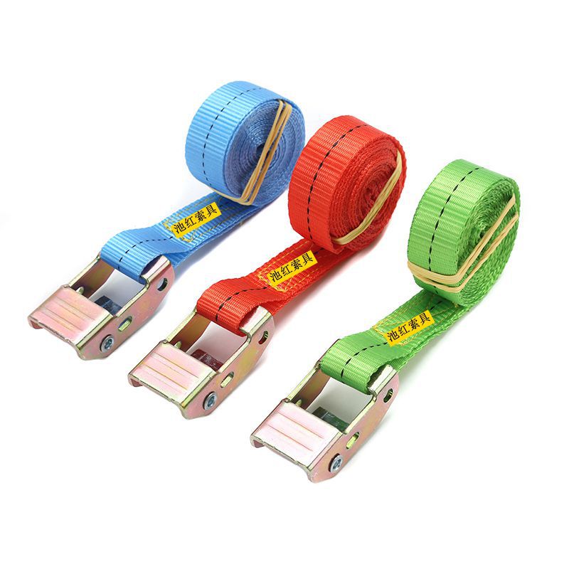 压扣锌扣捆绑带行李固定绑物绳货物收紧包装绳一拉紧耐磨打包绑带
