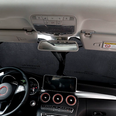 and shading; invisible front sunshade – Sun shade
