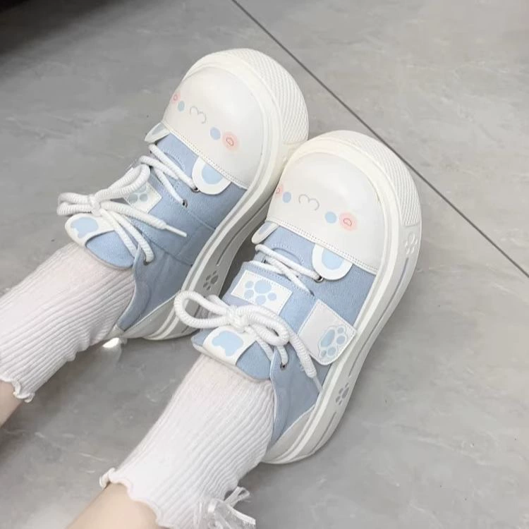 Кроссовки холщовые (Porter) женские, чабби college lolita стиль, размеры 35–40
