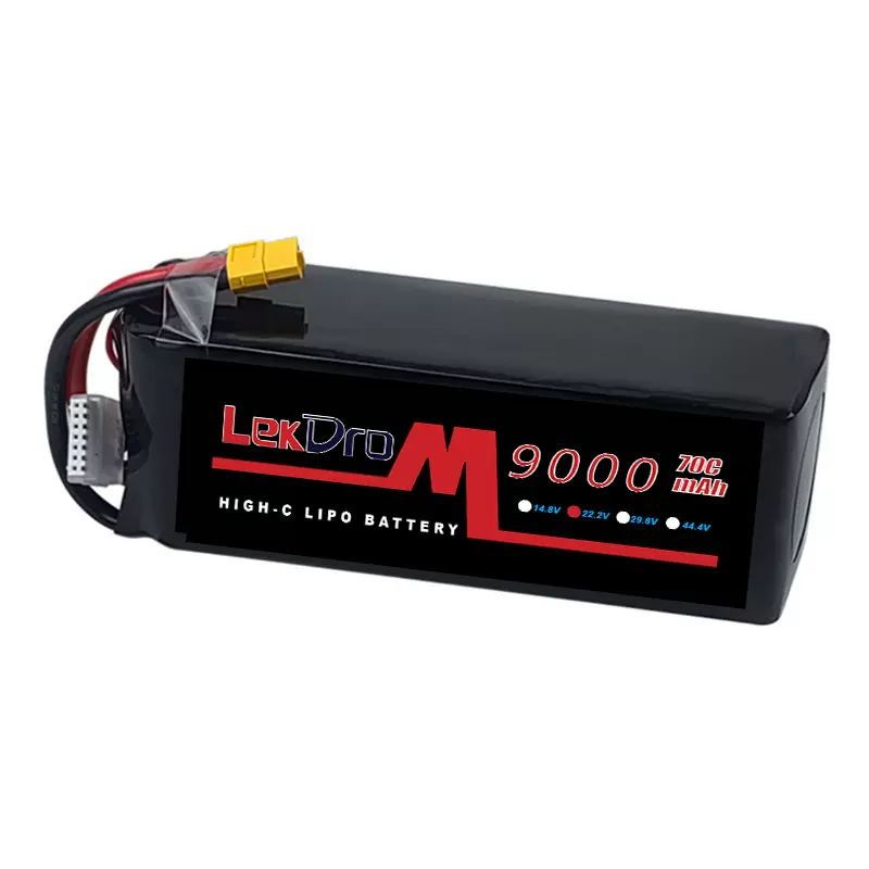 LekDroFPV穿越机6S 9000MAH容量锂电池22.2V 70C高倍数适用无人机