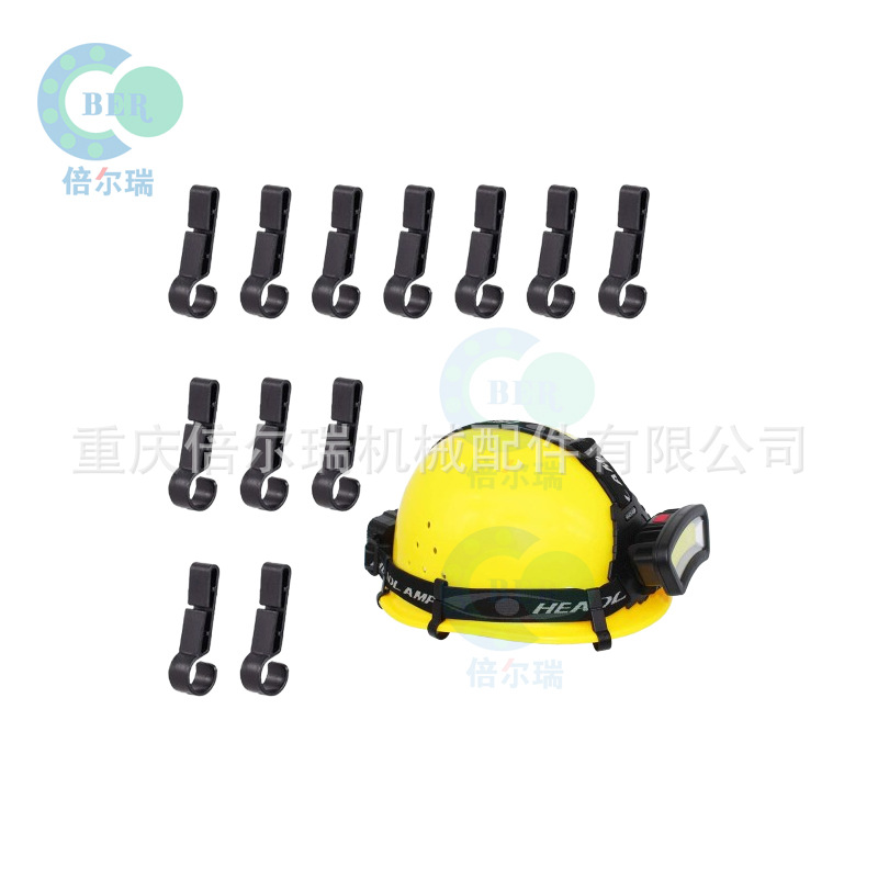 Clip de montaje de lámpara de seguridad para accesorios de casco de motocicleta