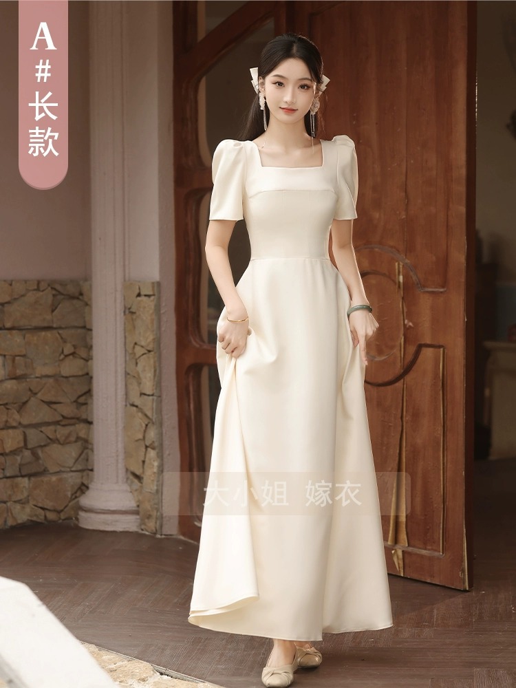 Champagne color type a-long style