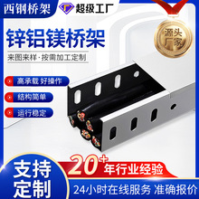 厂家定制锌铝镁电缆桥架托盘式桥架槽式桥架高锌层镀锌铝镁桥架