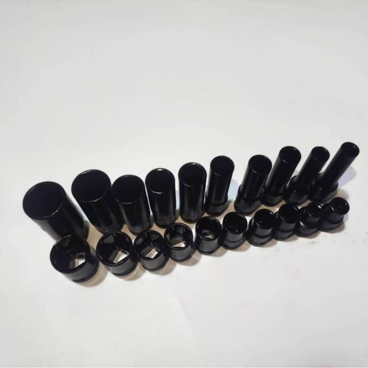20 conjuntos de llave eléctrica extensión de manga completa un conjunto completo de 1 / 2 hexágono hembra engrosado manga 8 - 24mm