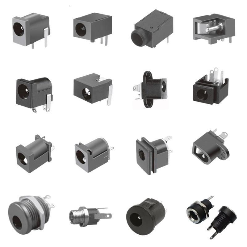DC插座DC022 015插脚贴片规格5.5*2.1 4.0*1.7针直流015电源插座