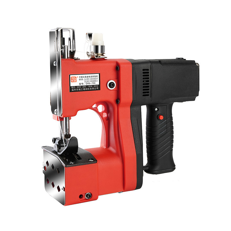 RuiGong 700 máquina de envasado eléctrico portátil 220V máquina de coser de alta velocidad mini máquina de coser máquina de trenzado máquina de envasado