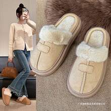 2025�¿�����ЬŮ���҃ȼҾӼ��ÿ�ͨ�ɐۺ�ױ�ůEVAë��Ь��ɫ