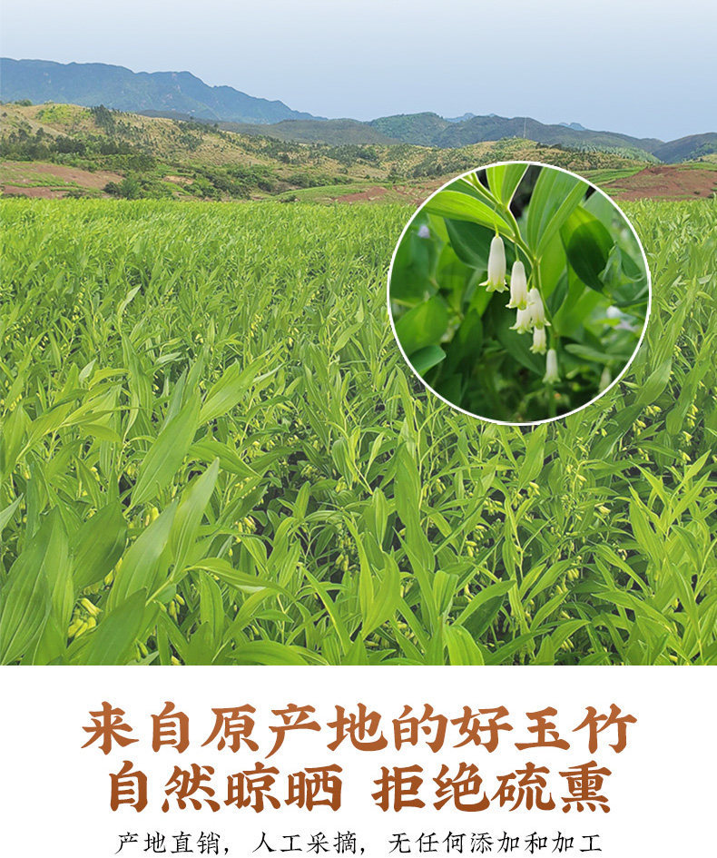Yu Zhu Dried Polygonatum Slices 500g Premium Chinese Herbal Slices for Soup and Tea key features