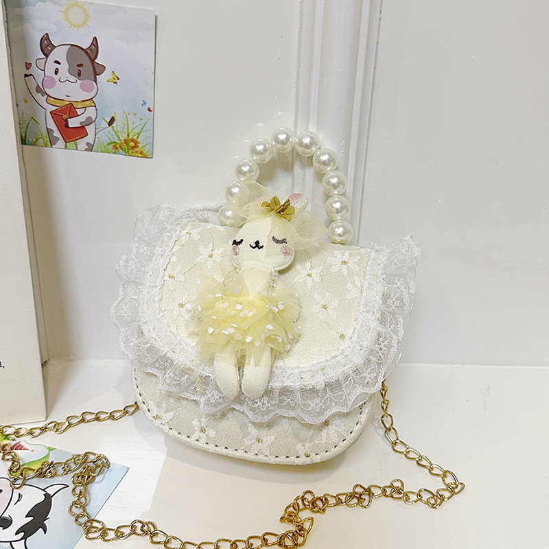 Niños pequeños viento princesa bolsa de hombro de moda caricatura Aisha chica arco graduado cuentas bolso de mano