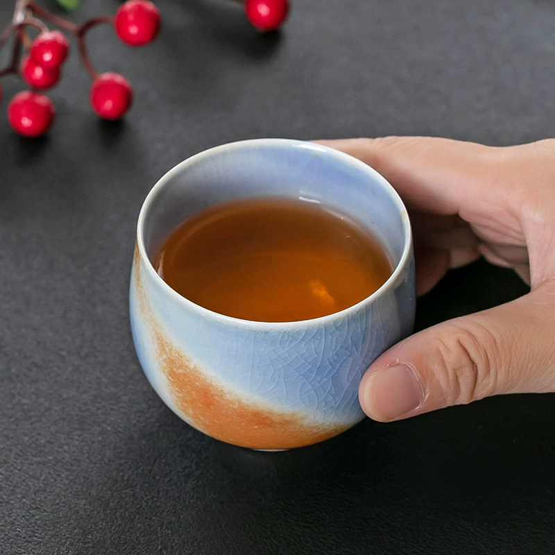 Деревянная чашка ручной работы из Jingdezhen, чашка-майстер, чашка для чая с естественным осадком пепла, антикварная личная чашка продукция чайная чаша одна чашка чайная чашка