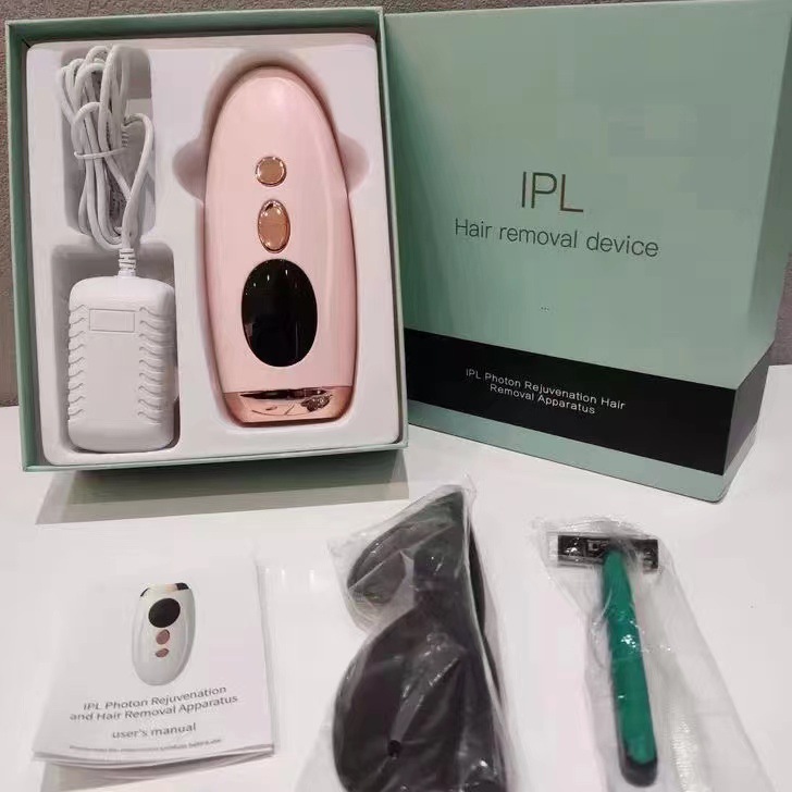 Venta caliente transfronteriza instrumento de depilación salón de belleza pulso fuerte dispositivo de depilación de cuerpo entero hogar portátil IPL fotón rejuvenecimiento de la piel instrumento image 14