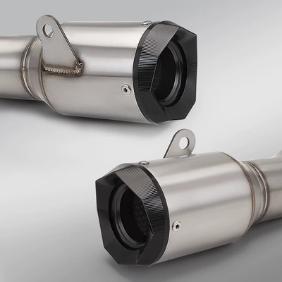 Integrated Mid-Tail Section Silencer, Motorcycle exhaust pipe