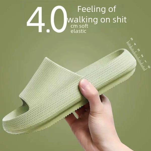 2026 Dropshipping Slippers with a Stepping-On-Clouds Feel, Eva Slippers for Bathing, Couple's Home Slippers, Men's Slippers Wholesale