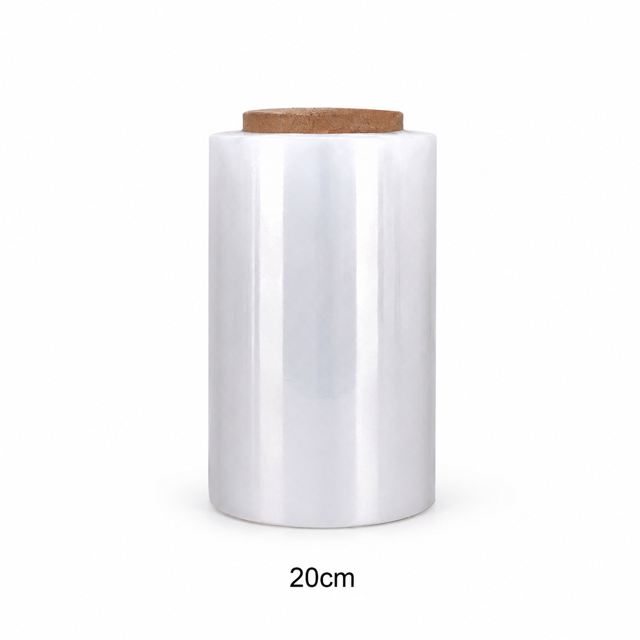 Foshan mano con 2.5 μ PE estirado película transparente enrollada película cartón expreso empaque pequeño rollo gran rollo fábrica al por mayor