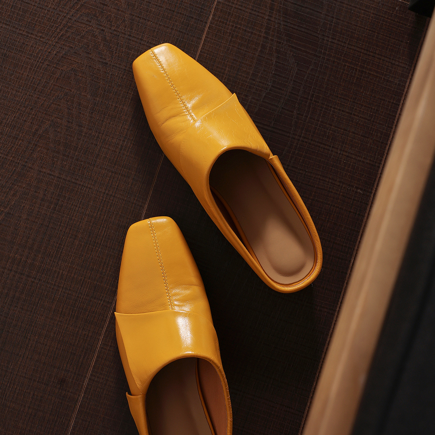 CHIKO Edy Square Toe Block Heels Clogs/Mules Shoes