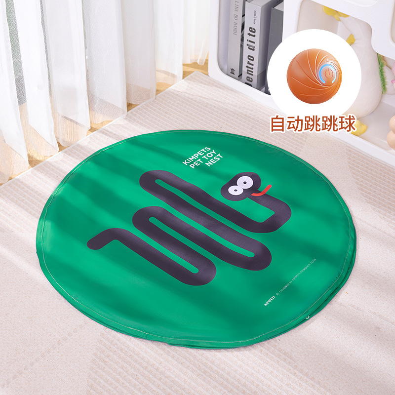 Nueva cubierta de caza de juguete para gatos, bola de gato divertida eléctrica, juguete automático para mascotas, artefacto para aliviar el aburrimiento, venta al por mayor transfronteriza