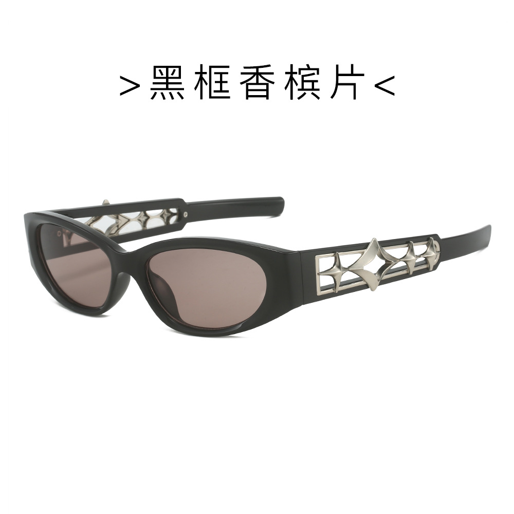 2024 fábrica directa transfronteriza Comercio exterior gafas de sol nueva personalidad punk gafas de sol hombres y mujeres de Europa y América gafas de sol huecas