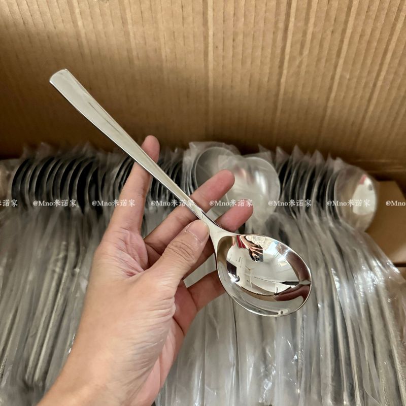 ミノ家304ステンレスの丸い頭はスプーンの主な食事を深めます。|undefined