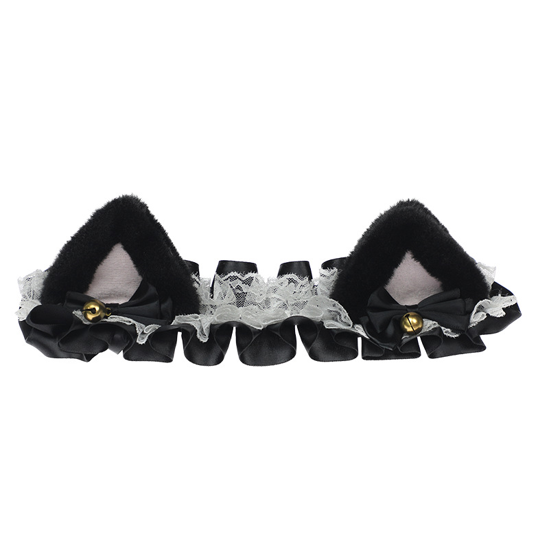 Casco decoración hecha a mano orejas de felpa coche eléctrico la motocicleta cabeza accesorios tocado chica Triángulo del oído gato banda pelo