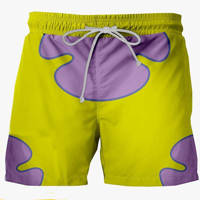 Foreign trade Europe and the United States 3D digital printing beach pants printing casual sports pants men's wholesale new quick-drying