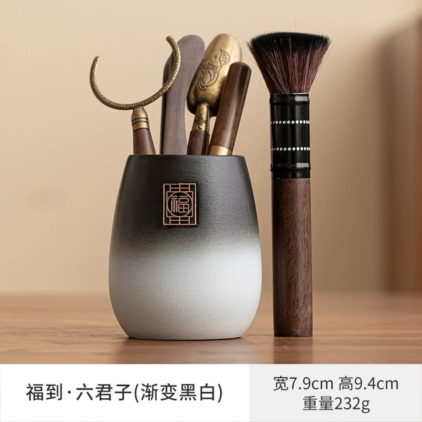 Gradient black and white--Fu Dao + Buddha's Hand 5-piece set