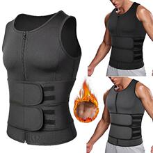 K 35406 Double button men tummy control vest ˫�ſ���ʿ�ո�