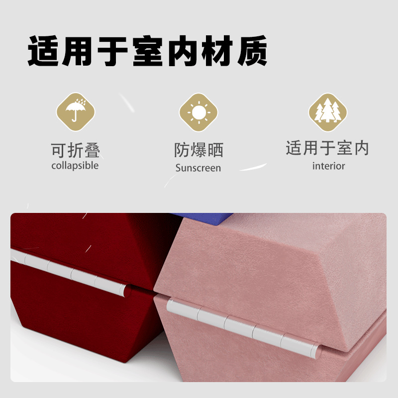 Manufacturer Cross-Border 80% off Foldable Balance Beam Children's Gymnastics Training Sports Equipment Soft Balance Bar Single-Plank Bridge