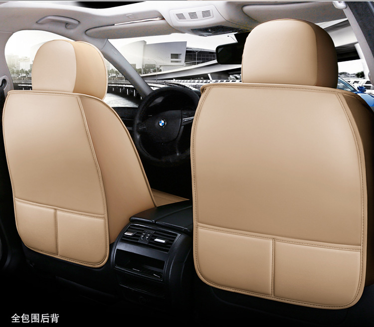 New full leather car seat cover four seasons universal all-inclusive seat cushion leather seat cover autumn breathable non-slip wear-resistant