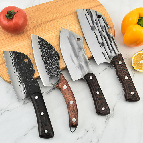 Hammer pattern multi-functional stainless steel outdoor portable kitchen knife for killing fish, cutting meat and butchering multi-purpose knife