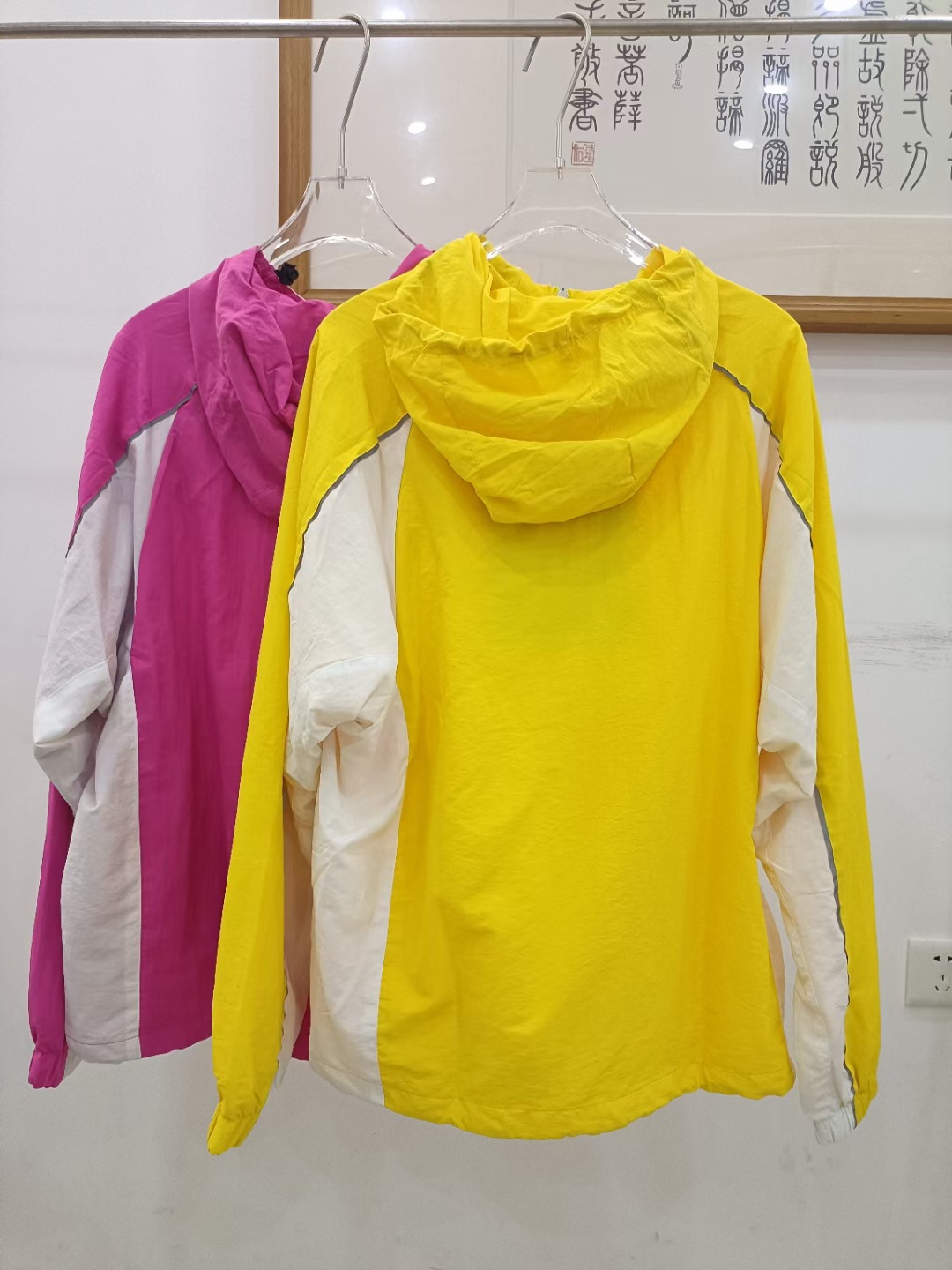 Americana 3M reflectante cazadora con capucha ropa de protección solar los hombres marca moda Otoño Chaqueta ligera