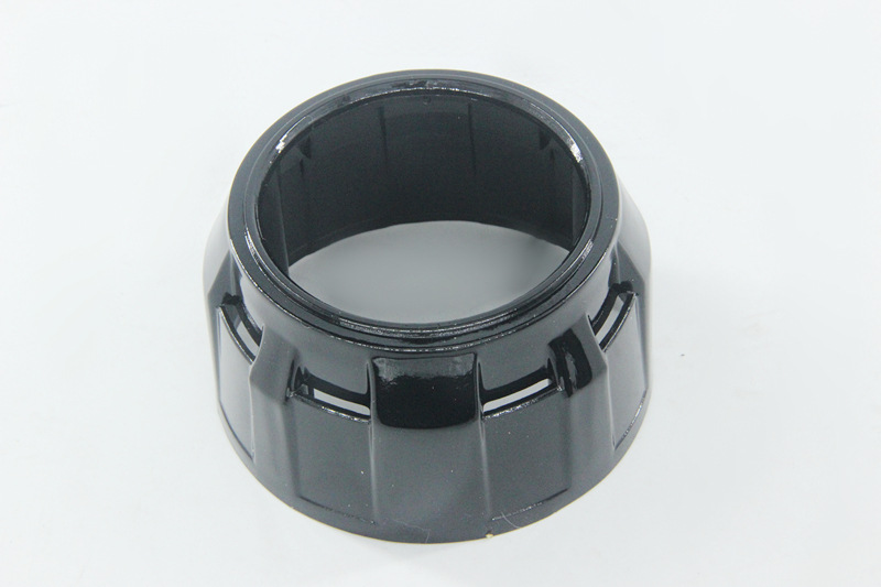 Venta al por mayor nuevo negro E02 cubierta decorativa coche faro modificado 3.0-pulgadas Q5 mar 5LED faro lente capucha