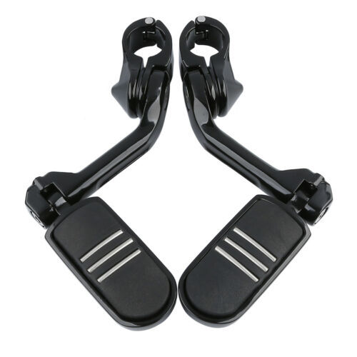 Harley-Davidson Compatible Dual Light Touring Model Street Cruiser with Modified Guard Bars, Footrests, and Cruise Pegs