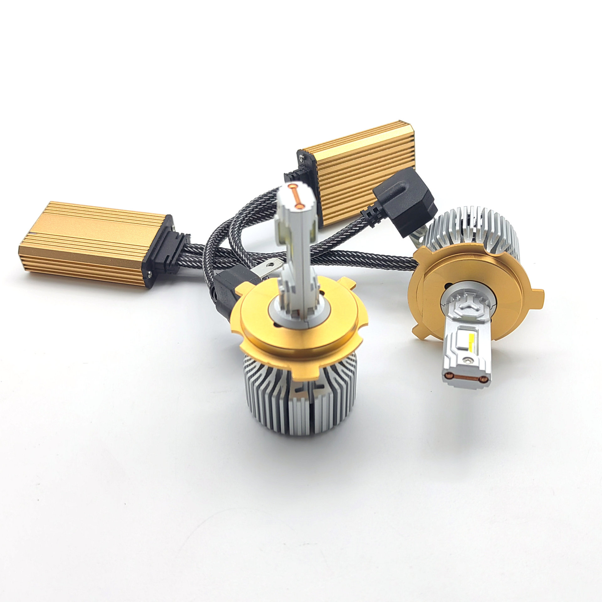 Phare de voiture H4 H19 à LED haute luminosité avec décodage, 80 W, 24 V_voghion.com