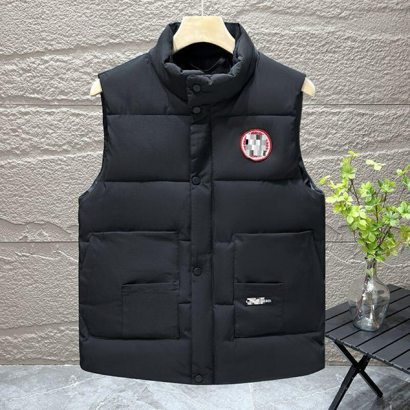 Factory Wholesale Large Goose down Vest Running Vest Trendy Brand Men's High-End Lightweight Spring, Autumn and Winter Warm Jacket