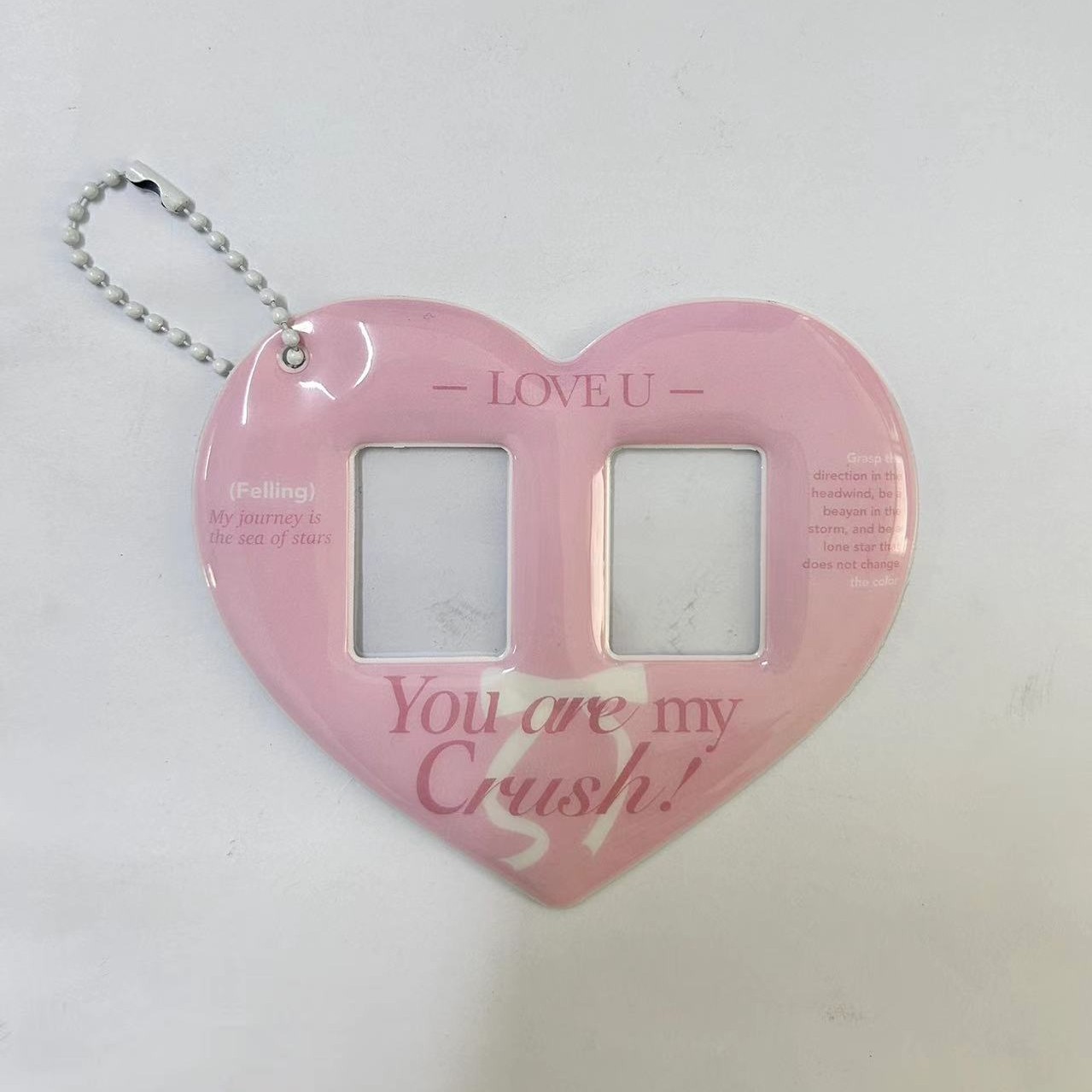 Casual Elegant Lady Heart Shape PVC Passport Holders display picture 1