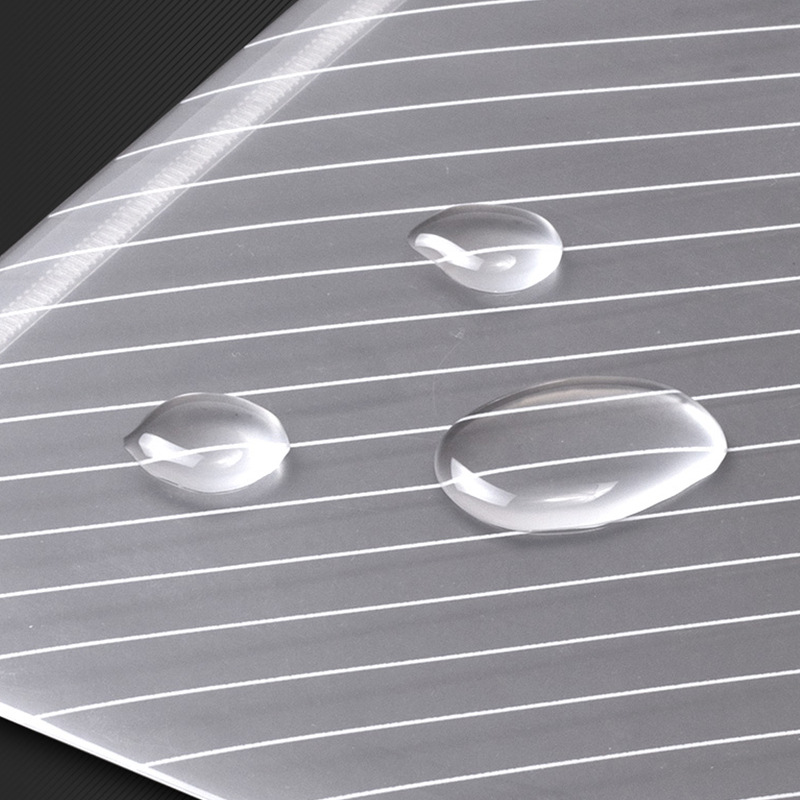 Bolsa de archivo tipo botón transparente A4 grosor PP bolsa de almacenamiento de gran capacidad archivos de papelería suministros de oficina