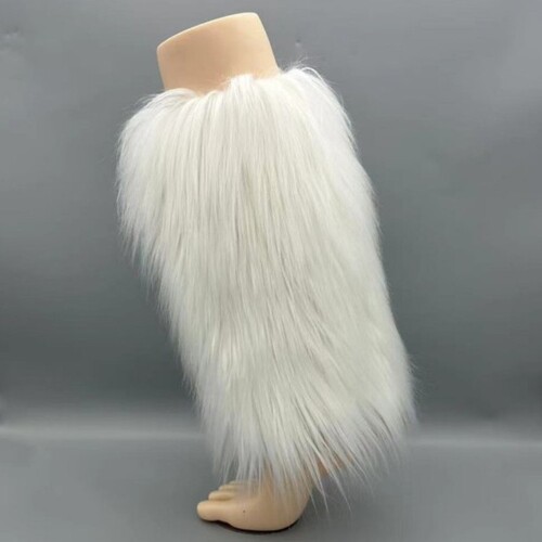 Winter and Spring New Fake Wool Boot Covers Fleece Socks Covers Medium Length Plush Fur High-Cut Leg Warmers Women's Sleeve Covers