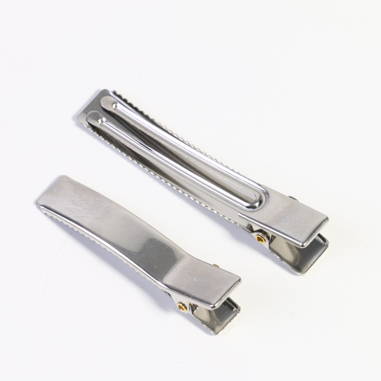 6cm ordinary stainless steel double-prong duckbill clip