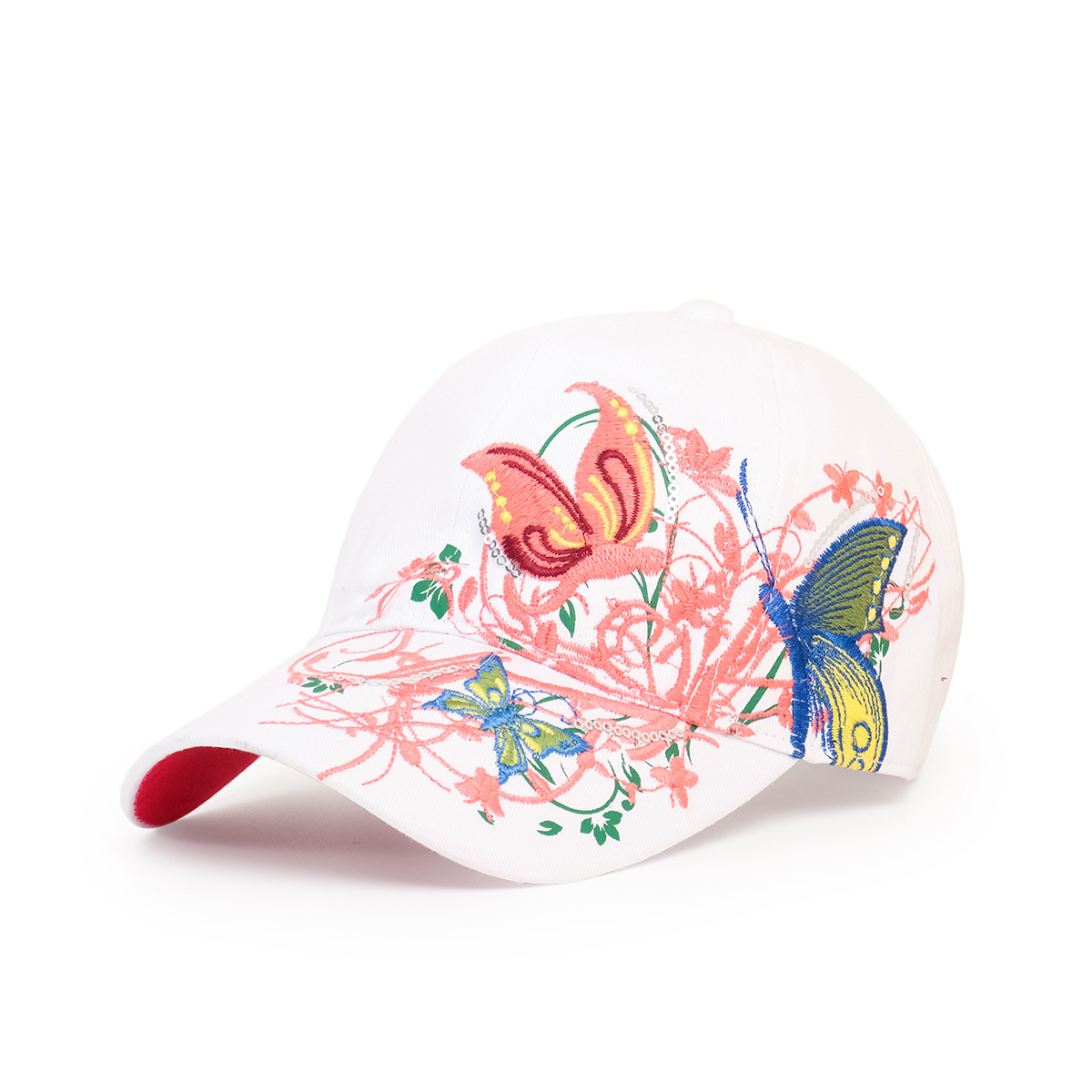 Gorra De Béisbol De Mariposa Bordada Étnica Al Por Mayor Nihaojewelry display picture 6