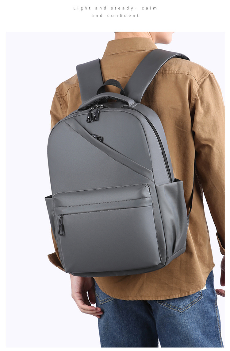Amazon backpacks for men's business trips, new large-capacity computer bags, and multi-functional school bags for students undefined