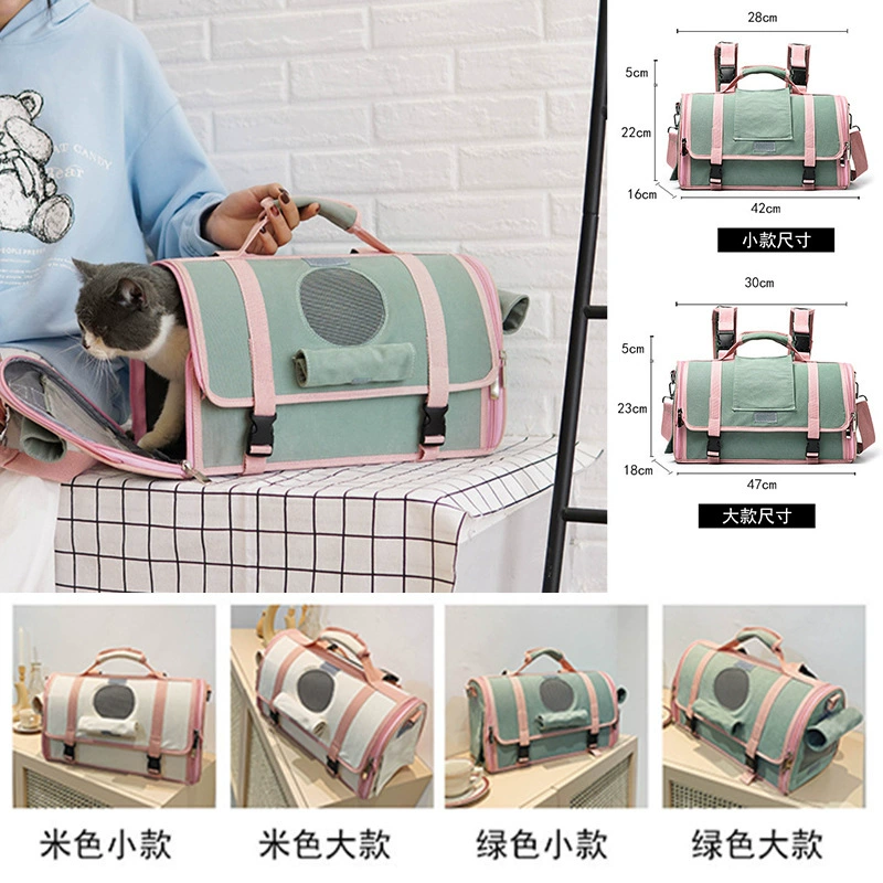 Space backpack, handheld capacious shopping bag to go out, horizontal version