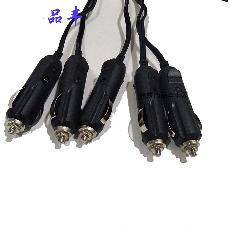 供应  点烟器电源线点烟器母座带电瓶夹 汽车电源线