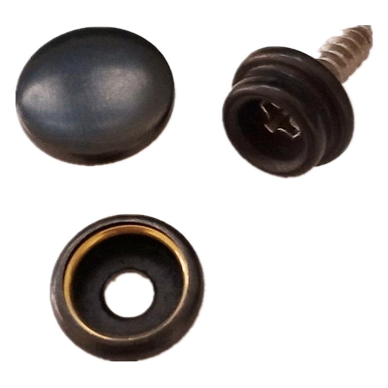 15mm tornillo de acero inoxidable de cuatro articulaciones hebilla de lona Tienda de bebé lona hebilla fija 201 tornillo gran hebilla blanca