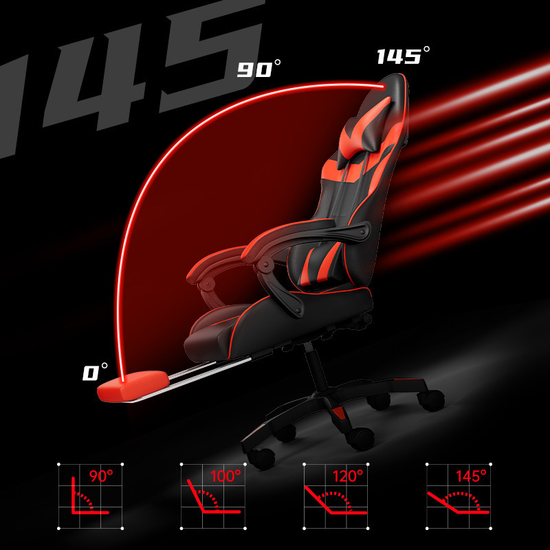 电竞椅跑马灯LED gaming chair升降可躺按摩电脑椅子家用游戏椅|undefined