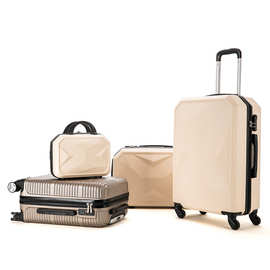 20寸外贸旅行箱ABS拉杆箱托运箱飞机轮行李箱子母箱五件套